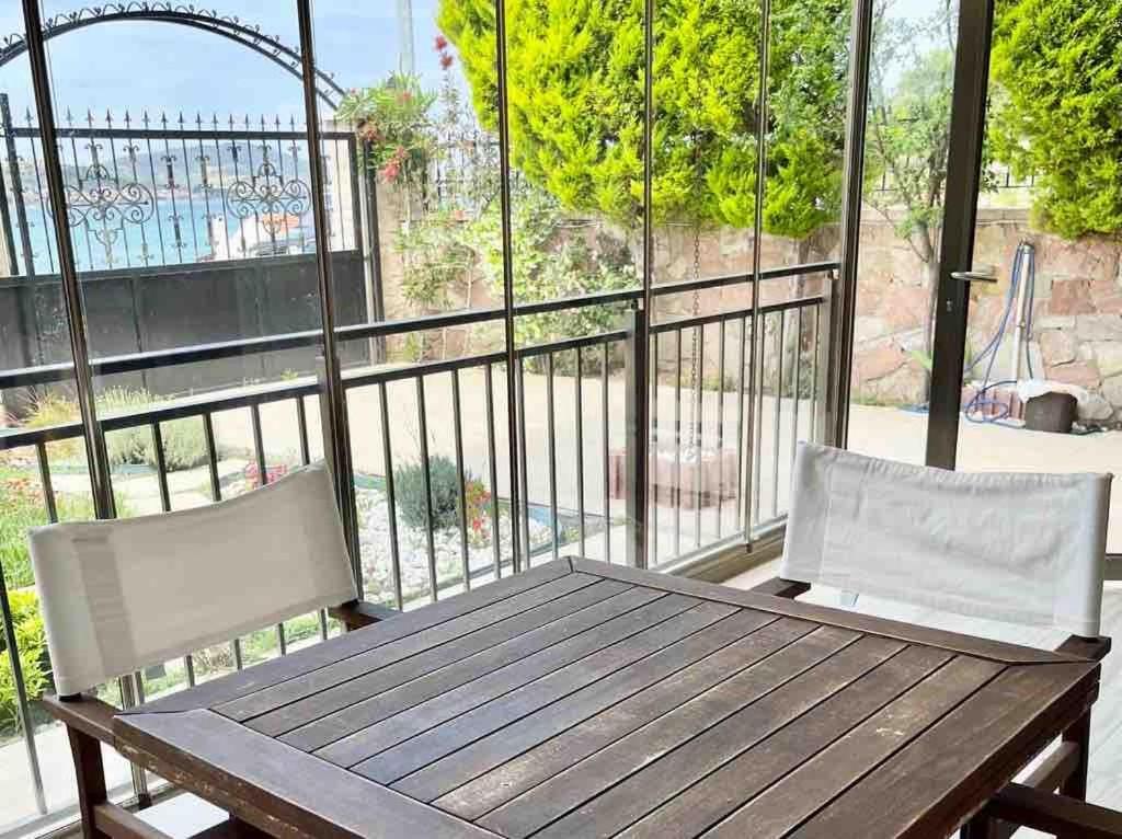 Ayvilla Garden Floor With Garden Use, Sea View Ayvalı Dış mekan fotoğraf